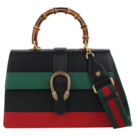 gucci red and green bag|gucci green shopping bag.